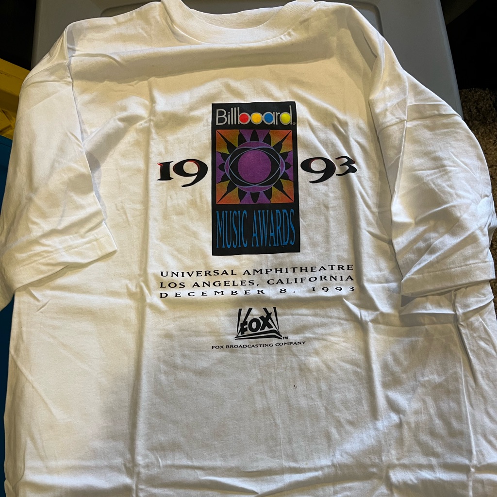 1993 Billboard Music Awards Shirt Size Xl